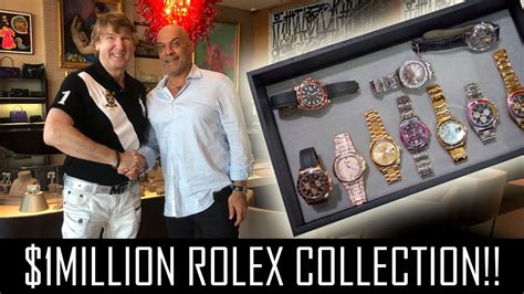 million dollar rolex collection